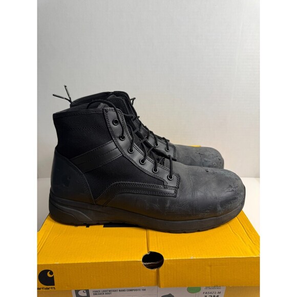 .10123 Carhartt Force 5 Nano Toe Sneaker Boot Men's Boots Black US 13 M - Picture 1 of 5